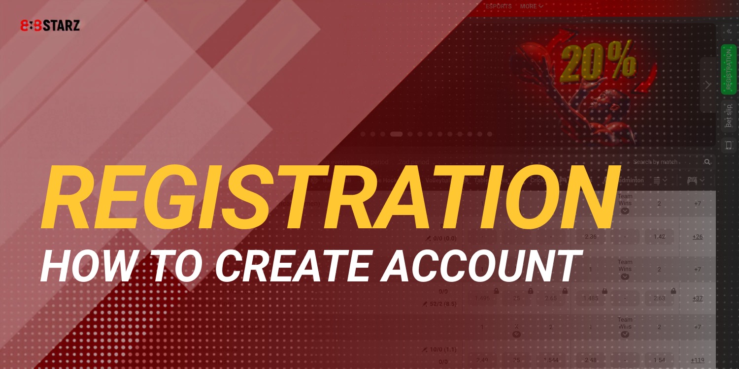 registration casino account at 888starz