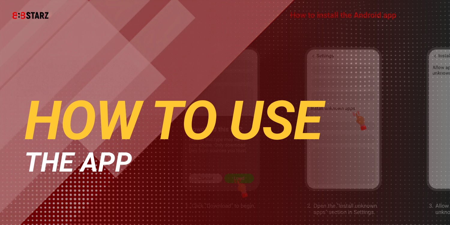 using of 888starz application